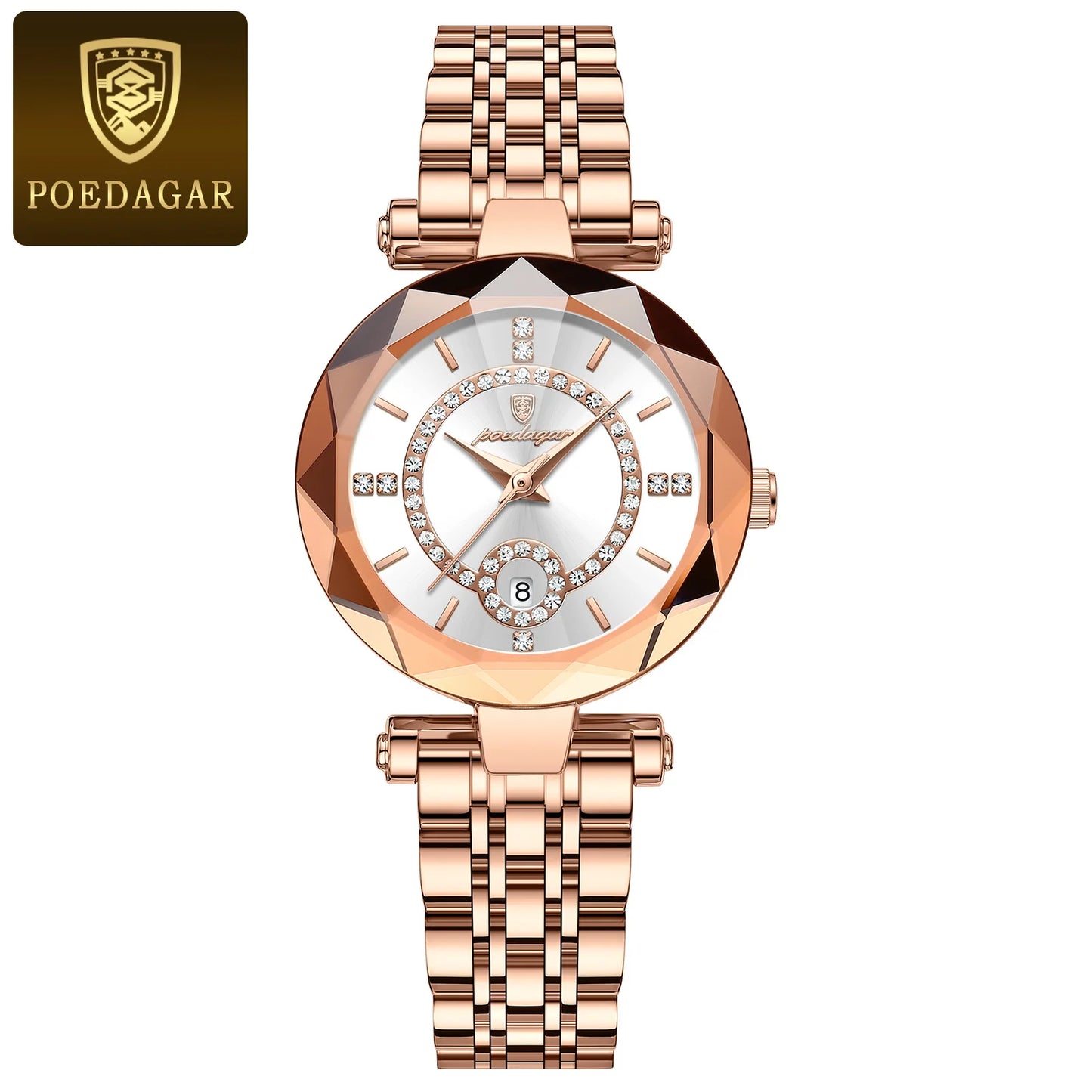 POEDAGAR Luxury Watch For Woman  Waterproof