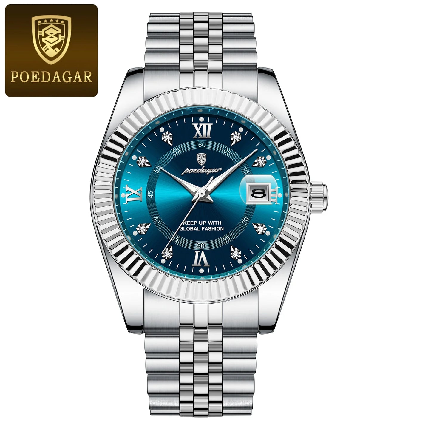 (POEDAGAR)  Luxury Watch For Man Waterproof