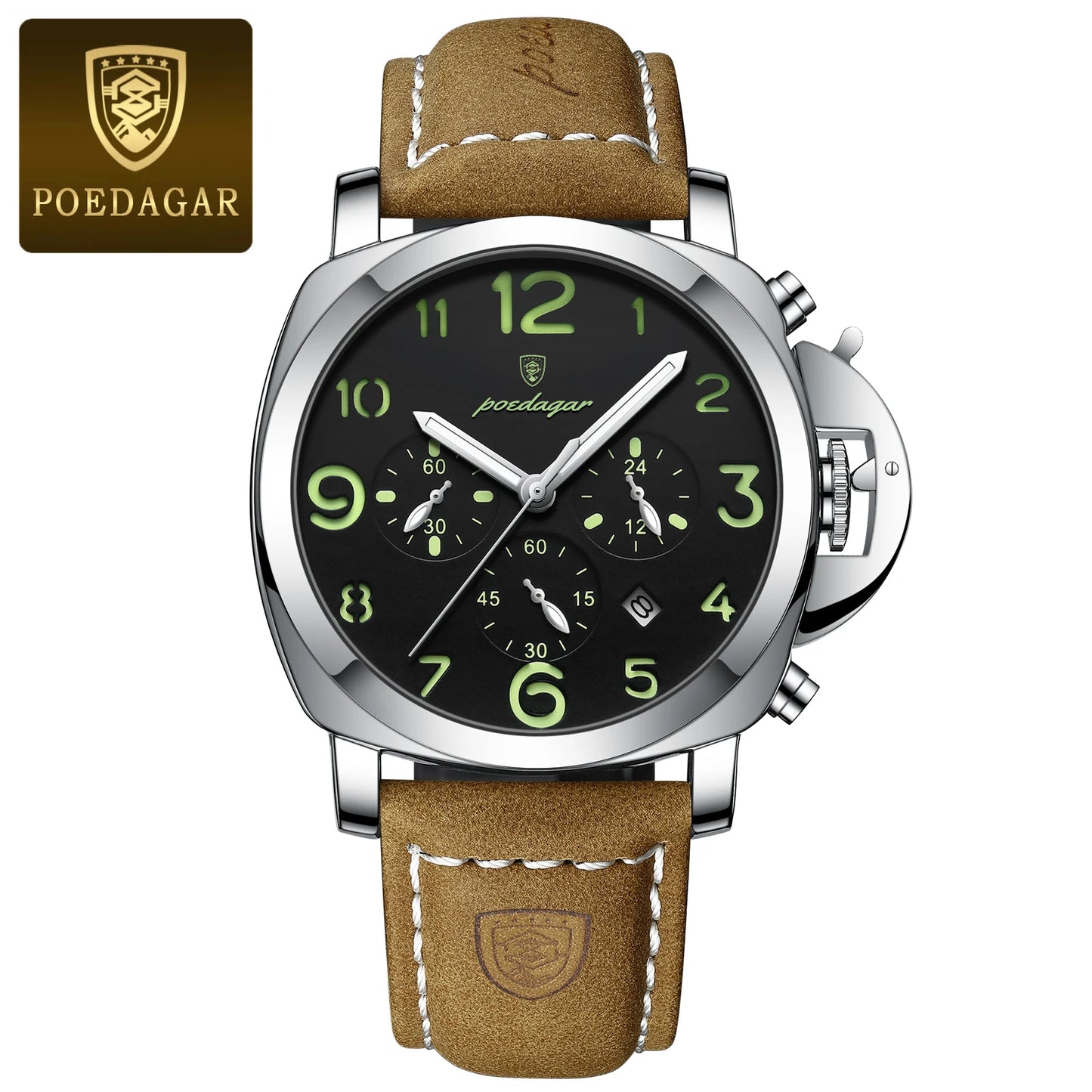 (POEDAGAR)  Luxury Watch For Man Waterproof