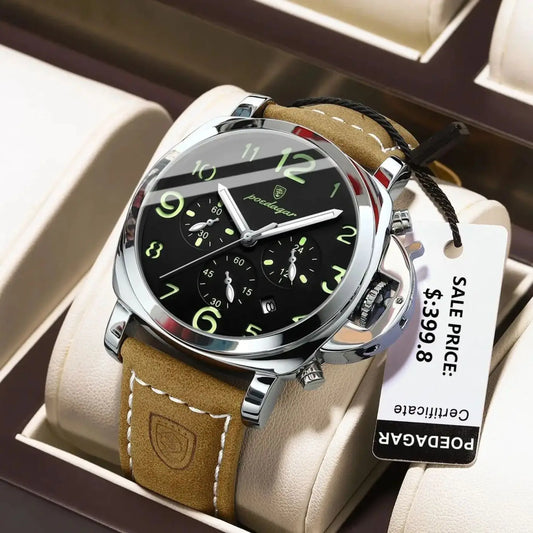 (POEDAGAR)  Luxury Watch For Man Waterproof