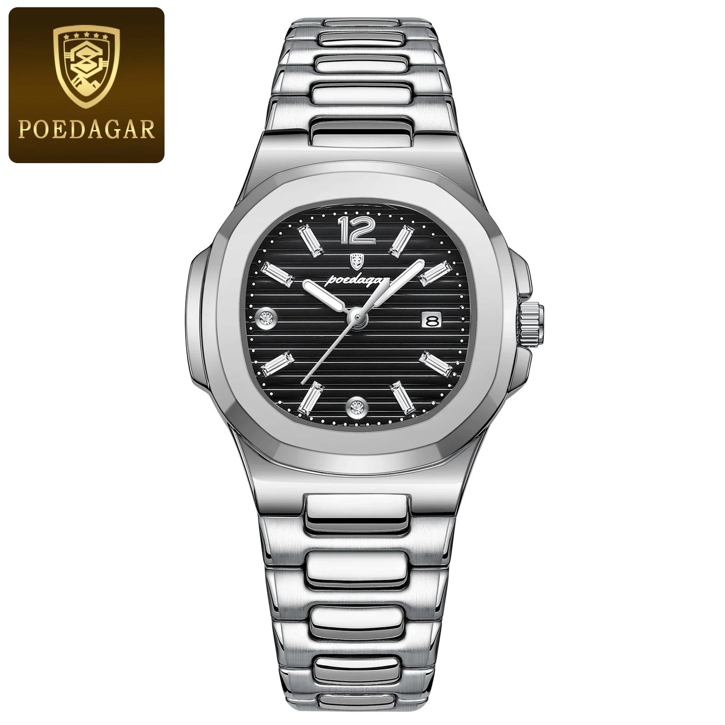 POEDAGAR Luxury Woman Watch Sports Quartz Ladies Watch for Women Waterproof