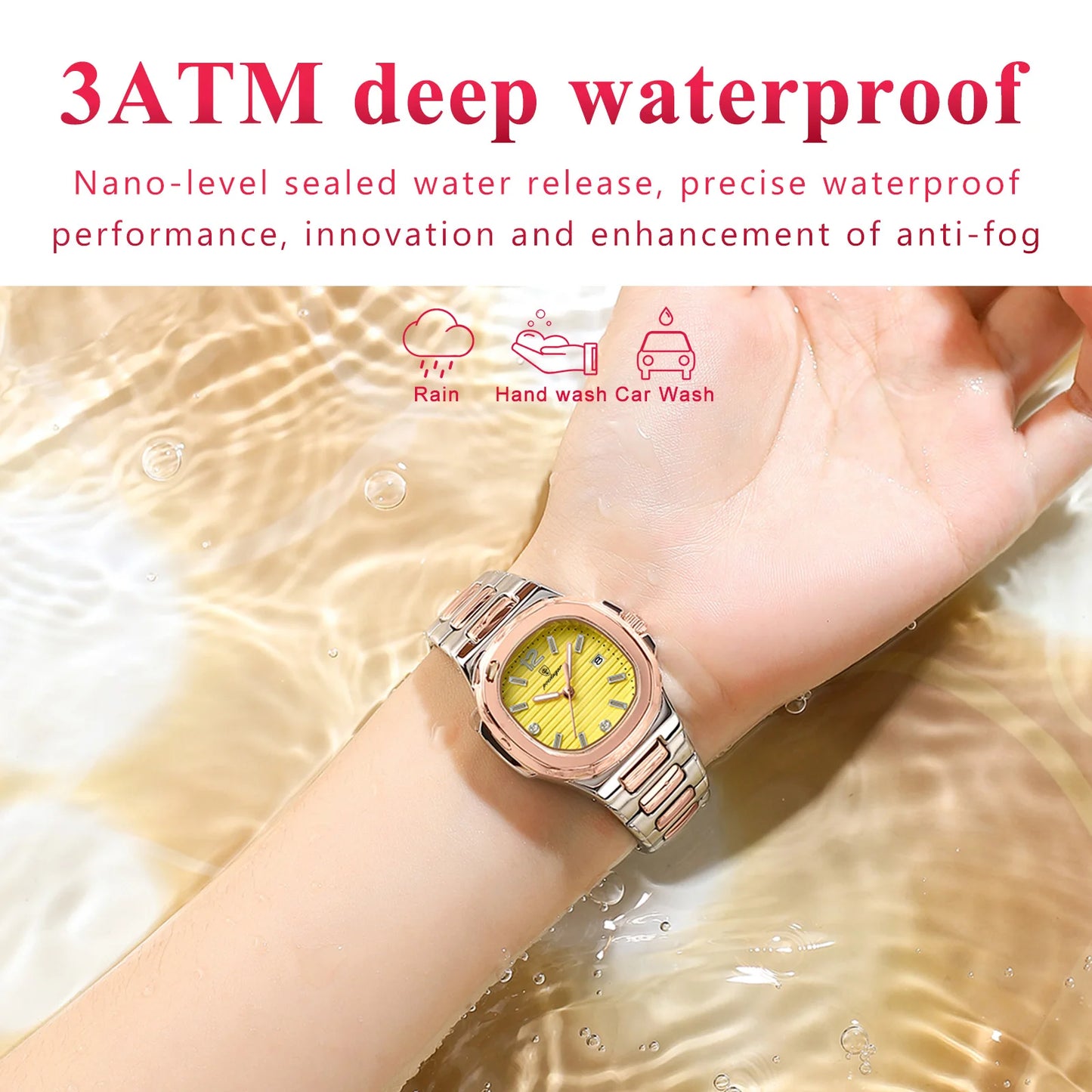 POEDAGAR Luxury Woman Watch Sports Quartz Ladies Watch for Women Waterproof