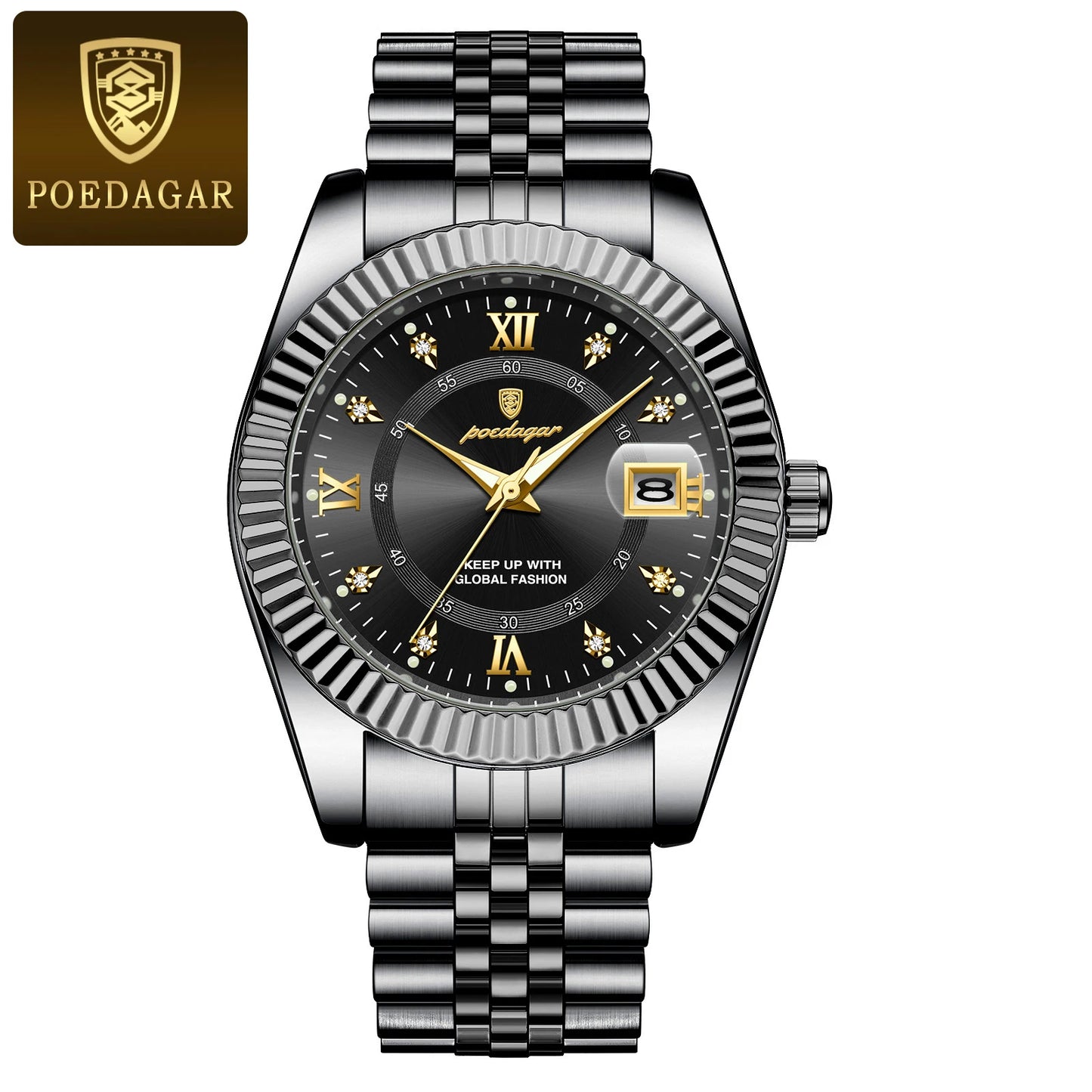 (POEDAGAR)  Luxury Watch For Man Waterproof