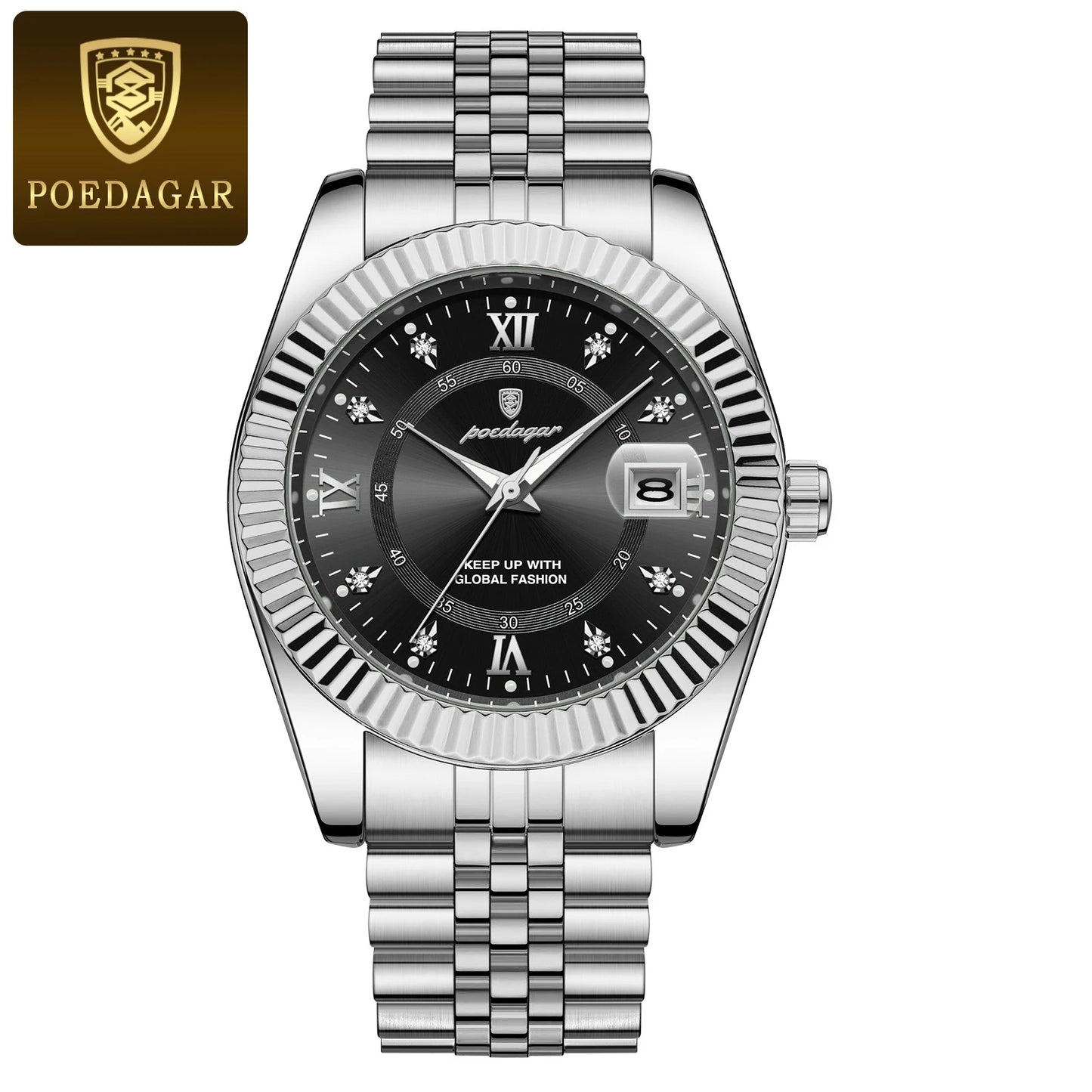 (POEDAGAR)  Luxury Watch For Man Waterproof