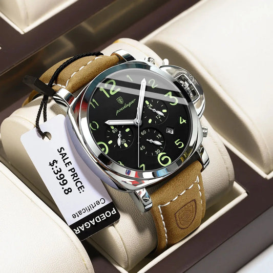 (POEDAGAR)  Luxury Watch For Man Waterproof