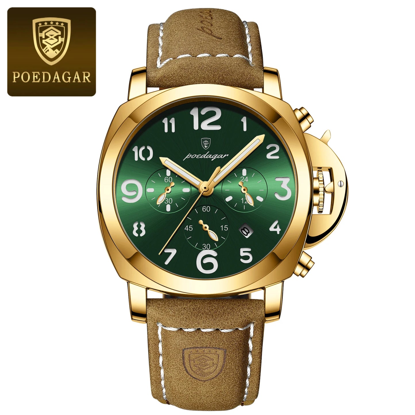 (POEDAGAR)  Luxury Watch For Man Waterproof