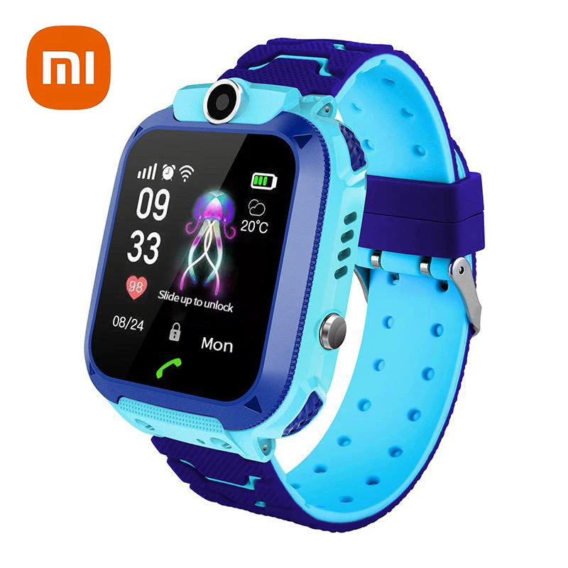 Xiaomi Kids Smart Watch SOS Antil-lost GPS Location Camera Sim Card Call IP67 Waterproof Smart Watch For Ios Android Kids Gift