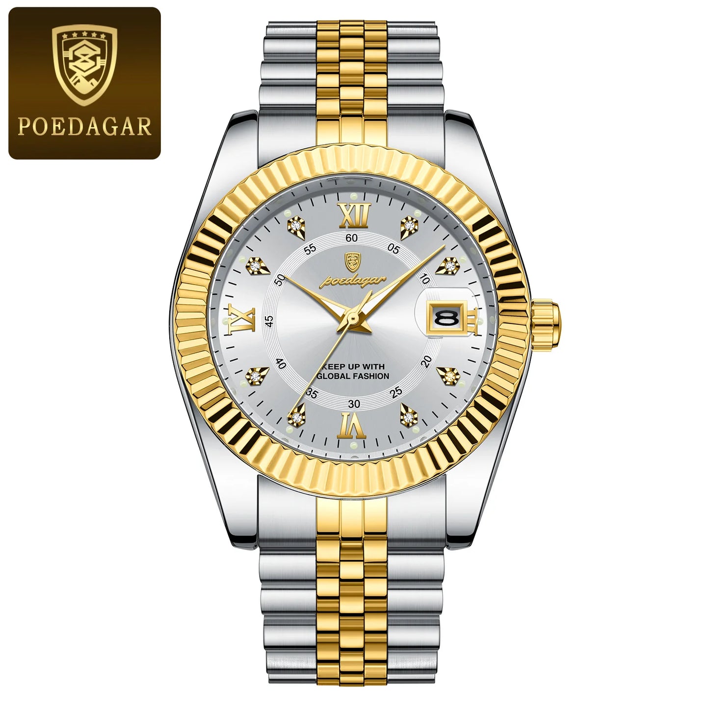 (POEDAGAR)  Luxury Watch For Man Waterproof