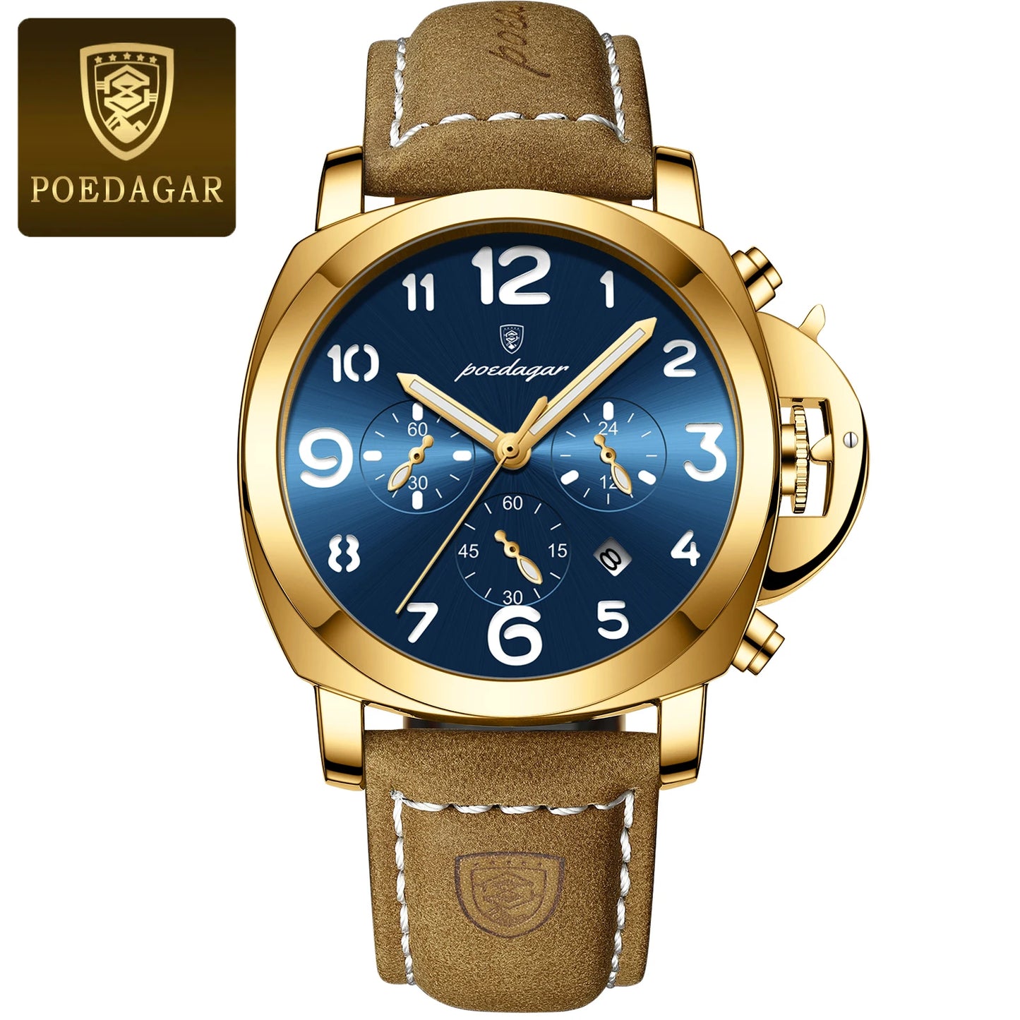 (POEDAGAR)  Luxury Watch For Man Waterproof