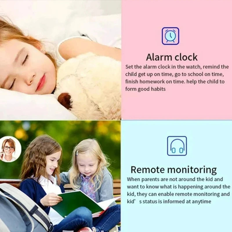 Xiaomi Kids Smart Watch SOS Antil-lost GPS Location Camera Sim Card Call IP67 Waterproof Smart Watch For Ios Android Kids Gift