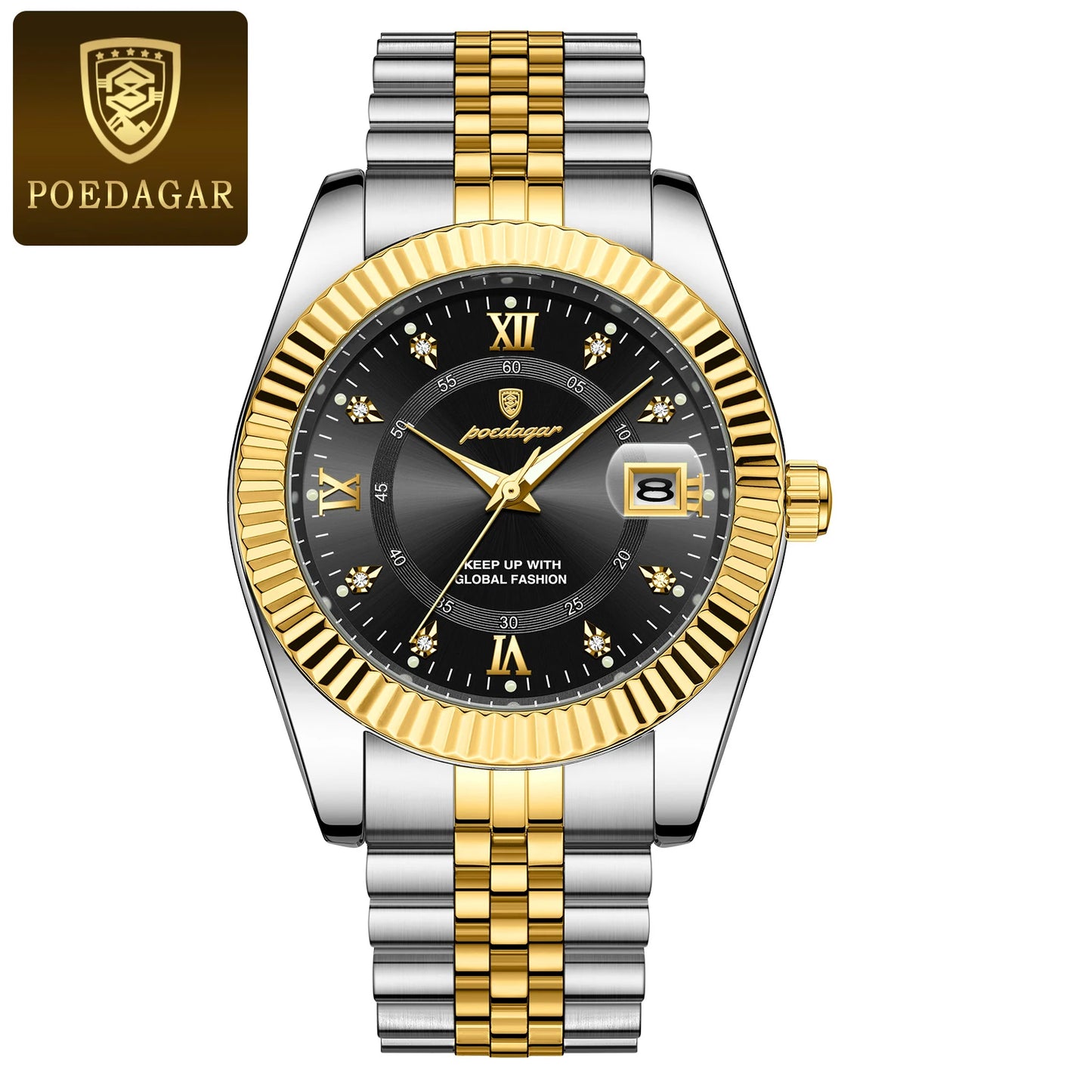 (POEDAGAR)  Luxury Watch For Man Waterproof